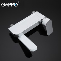  Змішувач для ванни GAPPO G3248, білий/хром 