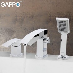  Змішувач для ванни на борт GAPPO G1107, хром 