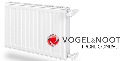  Радіатор сталевий VOGEL&NOOT Profil Compact 33K 300x2400, бічне підключення, Vogel Noot 