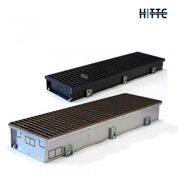  Внутрішньопідлоговий конвектор HITTE NWX 125/245/2400, без вентилятора для вологих приміщень 