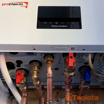  Конденсаційний газовий котел Protherm Puma Condens 24/28 MKV-AS/1 (Пума Конденс) + Бойлер 150 літрів + Терморегулятор 
