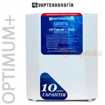  Стабілізатор напруги Укртехнологія OPTIMUM+ 7500 HV 
