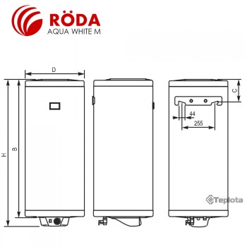 Roda AQUA WHITE M