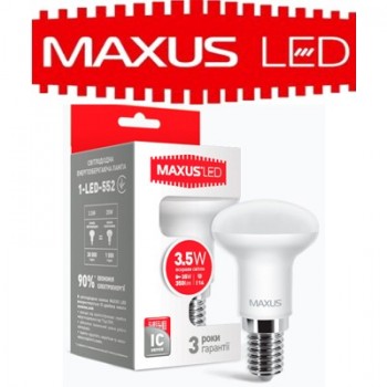Світлодіодна лампа Светодиодная лампа  MAXUS LED R39 3.5W 4100K 220V E14 (1-LED-552) 