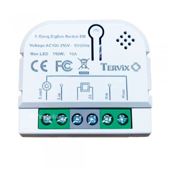  432121 Розумний вимикач Tervix Pro Line ZigBee Switch (1 клавіша / розетка) 