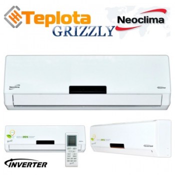  Кондиционер инверторный Neoclima NS-NU-12AHDI (Neoclima Grizzly, тепло до -15, холод до +48оС) 