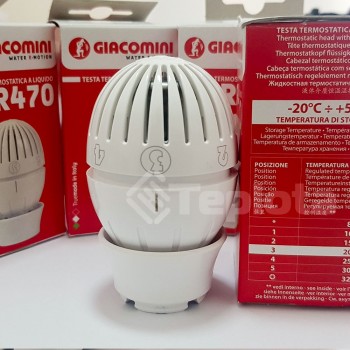  Giacomini R470X001 Термостатична головка Click 