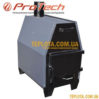  Воздухогрейная печь с варочной поверхностью ProTech ZUBR ПДГ-10 (мощность 10 кВт) 