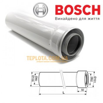  Коаксіальний подовжувач 1500 мм BOSCH AZ 392, д.60-100 мм, арт 7736995067 