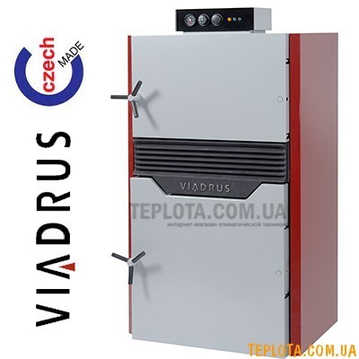  Твердопаливний піролізний котел Viadrus  Hefaistos P1 Е (4 секції, 40 кВт) 