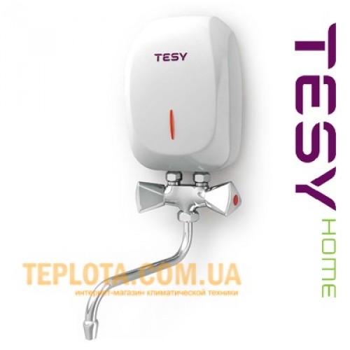  Проточний електричний водонагрівач TESY IWH 50 X02 KI (5 кВт, змішувач) 301661 