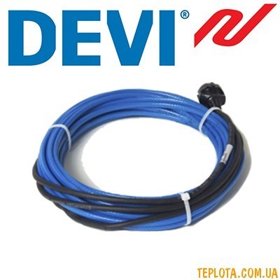  Саморегулюючий гріючий кабель DEVIpipeheat 10 (DPH-10), 220 Вт, 22 м., з вилкою 