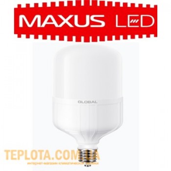 Світлодіодна лампа Светодиодная промышленная лампа Maxus LED Global HW E40 50W 6500K 4300lm (1-GHW-006-3) 