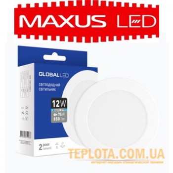  Світлодіодний світильник mini Maxus GLOBAL LED SPN 12W 4100K 220V 