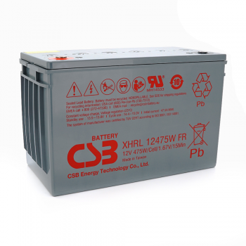  Аккумуляторная батарея CSB XHRL12475W, 12V 118.8Ah (343х213х170мм)+ подарунок  Безкоштовна доставка   