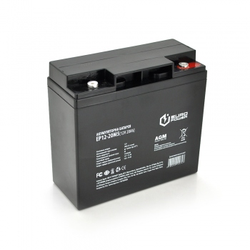  Аккумуляторная батарея EUROPOWER AGM EP12-20M5 12 V 20Ah ( 181 x 76 x 166 (168) ) Black Q4 