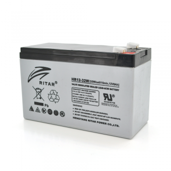  Акумуляторна батарея AGM RITAR HR1232W, Gray Case, 12V 8.0Ah ( 151 х 65 х 94 (100 ) 2.20kg Q10&para; 