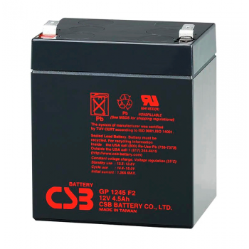  Акумуляторна батарея CSB GP1245, 12V 4.5Ah (90 х70х100 (105)) Q10 (GP1245F2) 