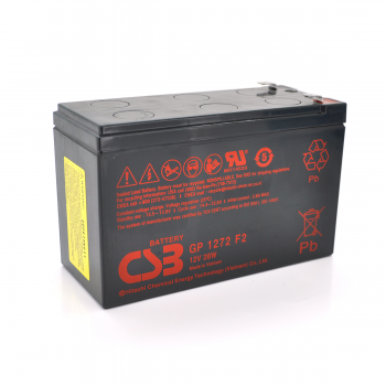  Акумуляторна батарея CSB GP1272F2, 12V 7,2Ah (28W) (151х65х100мм) 2.1кг Q10 (GP1272F2-28W) 