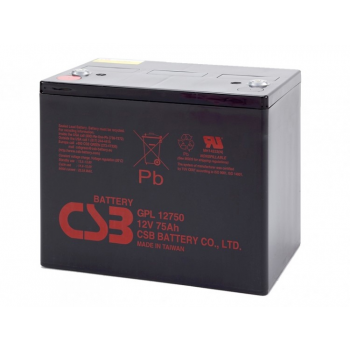  Акумуляторна батарея CSB GPL12750, 12V 75Ah (261х168х215мм) 