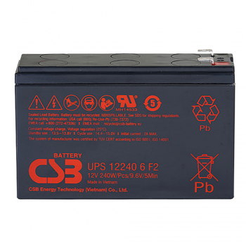  Акумуляторна батарея CSB UPS122406, 12V 5Ah (151х51х94мм) (UPS122406F2) 