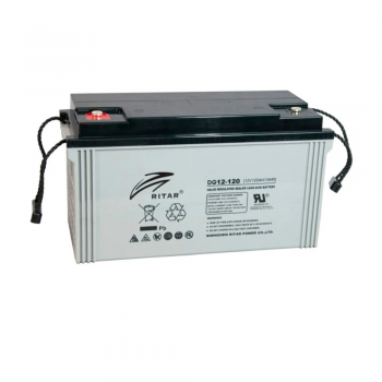  Акумуляторна батарея GEL RITAR DG12-120, Gray Case, 12V 120.0Ah ( 407 х 177 х 225) Q1 / 36 