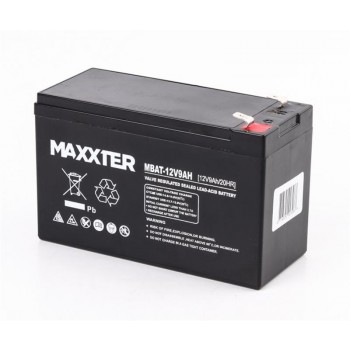  Акумуляторна батарея Maxxter 12V 9AH (MBAT-12V9AH) AGM 