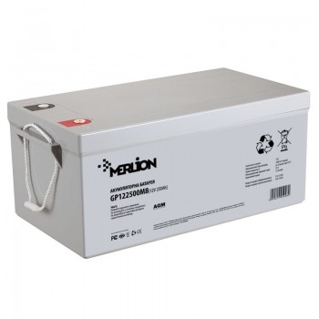  Акумуляторна батарея Merlion 12V 250AH (GP122500M8/05048) AGM + подарунок  Безкоштовна доставка   
