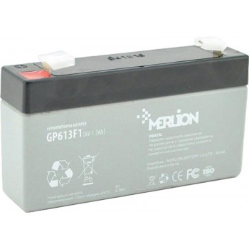  Акумуляторна батарея Merlion 6V 1.3AH (GP613F1/05996) AGM 
