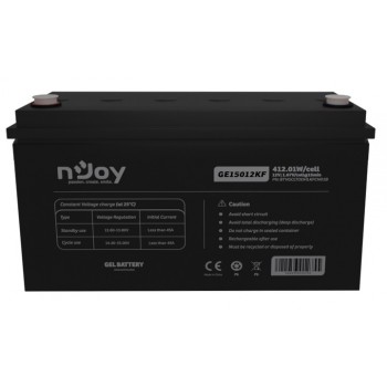  Акумуляторна батарея Njoy GE15012KF 12V 150AH (BTVGCLTODHLKFCN01B) GEL+ подарунок  Безкоштовна доставка   