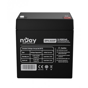  Акумуляторна батарея Njoy GP4.5121F 12V 4.5AH (BTVACDUEATE1FCN01B) AGM 