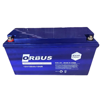  Акумуляторна батарея ORBUS CG12150 GEL 12 V 150 Ah (485 x 172 x 240) Black Q1 / 34 