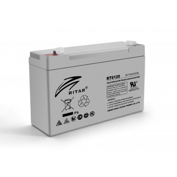  Акумуляторна батарея Ritar 6V 12AH Gray Case (RT6120A/02969) AGM 