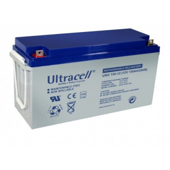  Акумуляторна батарея Ultracell UCG150-12 GEL 12 V 150 Ah (485 x 170 x 240) White Q1 / 34 