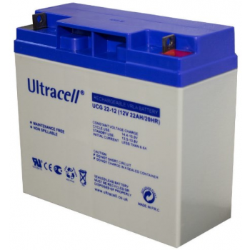  Акумуляторна батарея Ultracell UL22-12 GEL 12V 20 Ah (182x 77 x 168) White Q1 / 230 (UCG22-12) 