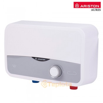 Проточний електричний водонагрівач Ariston AURES S 3.5 COM PL, арт. 3520010 
