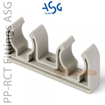  ASG Plast Подвійне кріплення (затискач) ASG 2x25 мм, арт. 1415546746 