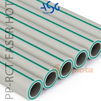  ASG Plast Труба PP-RCT Faser HOT ASG 110х15,1 мм, арт. 6537494 