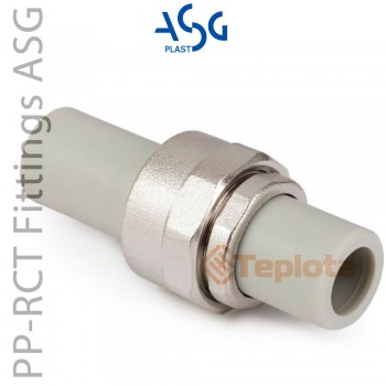  ASG Plast Розбірне з’єднання труба-труба (внутр. / внутр.) ASG 32 мм, арт. 1417604091 