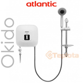  Проточний електричний водонагрівач Atlantic Okido OKI 707 5,5kW (душ) 