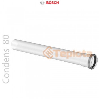  Bosch FC-S80-2000 Подовжувач роздільного димоходу DN80, 2000 мм (Condens), арт. 7738112652, 7719001527 
