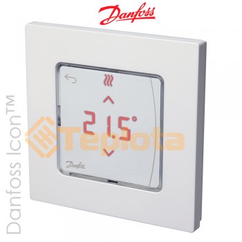  Кімнатний термостат Danfoss Icon RT 24В вбудований (088U1050) 