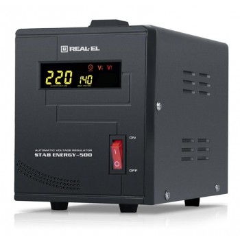  Стабілізатор REAL-EL Stab Energy-500 Black 