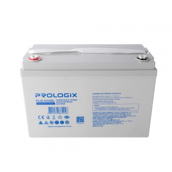  Акумуляторна батарея Prologix 12V 100AH (PL12-100GEL) GEL+ подарунок  Безкоштовна доставка   