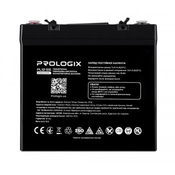  Акумуляторна батарея Prologix 12V 55AH (PL12-55) AGM 