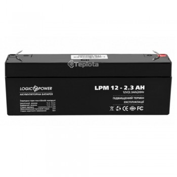  Акумуляторна батарея LogicPower LPM 12V 2.3AH (LPM 12 - 2.3 AH) AGM 
