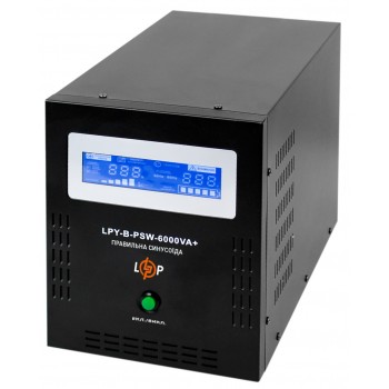  Джерело безперебійного живлення LogicPower LPY-B-PSW-6000VA+(4200Вт)10A/20A, з правильною синусоїдою 48V 