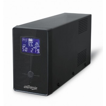  Джерело безперебійного живлення  Powercom RPT-2000AP Schuko (00210194) EnerGenie EG-UPS-032	 850VA LCD, USB 