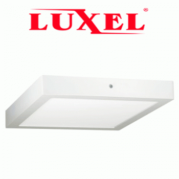  Світлодіодний світильник накладний LUXEL LED 18W 4000K 210*210 мм IP20 (SDLS-18N) 