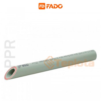  Труба поліпропіленова FADO PP-RCT армована скловолокном (PPR-FB-PPR) PN-25 90х15,0 (Fado PPF90) 